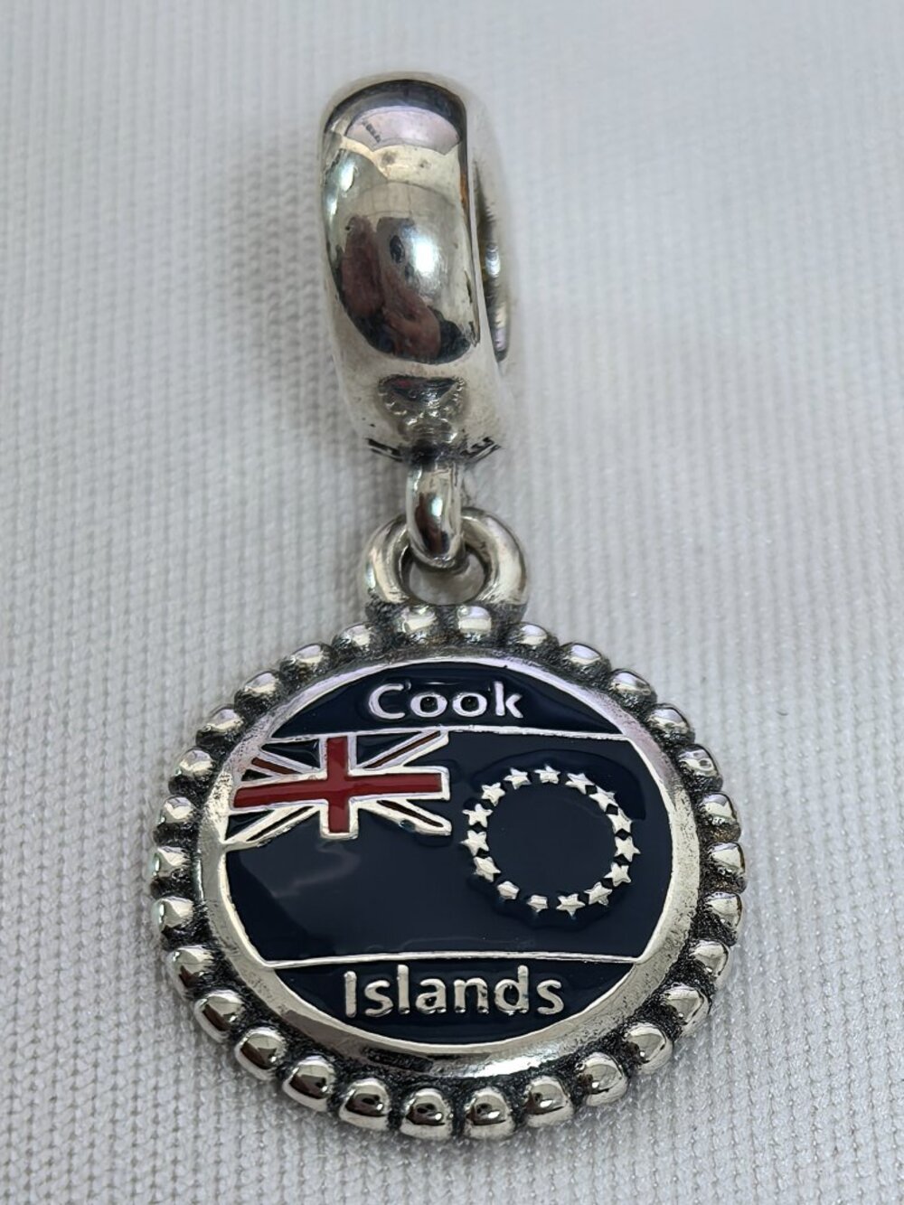 Pandora Cook Islands Exclusive Dangle Charm Pendant, S925 Silver Jewelry